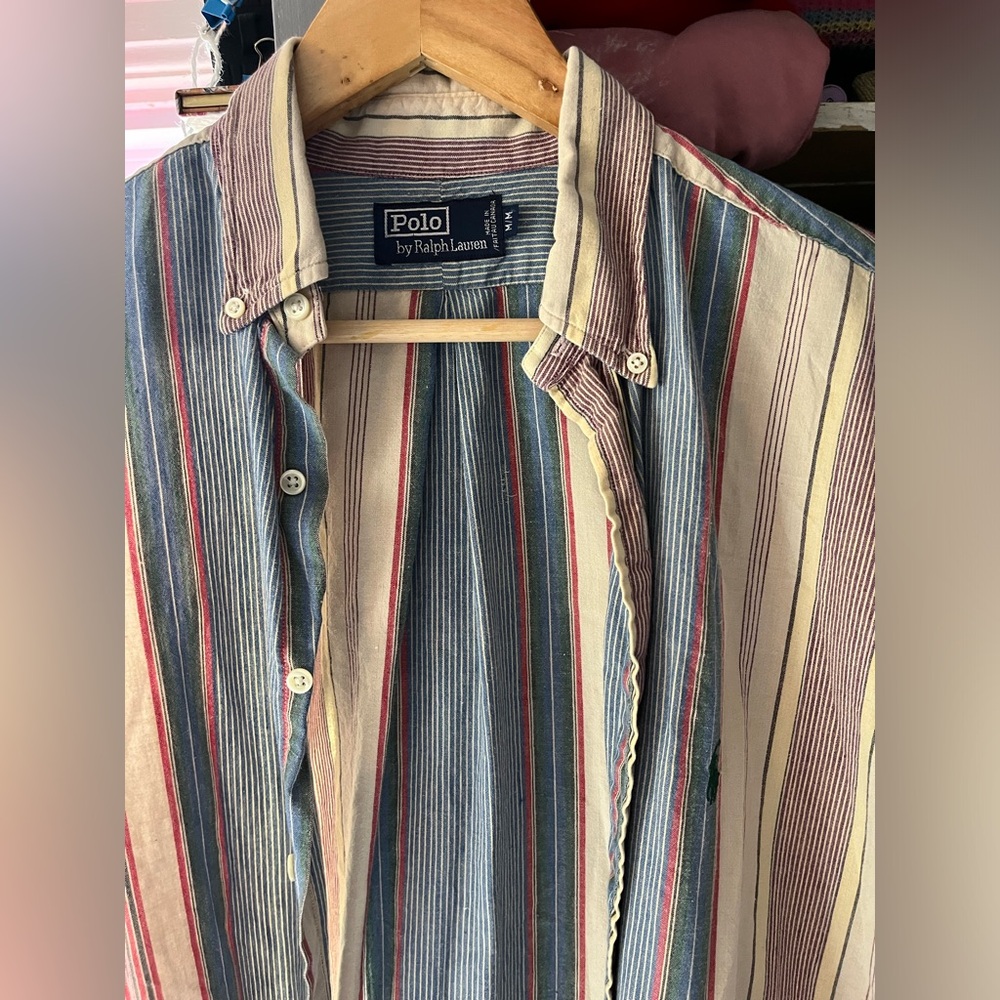 Short sleeve vintage 90s RL shirt
